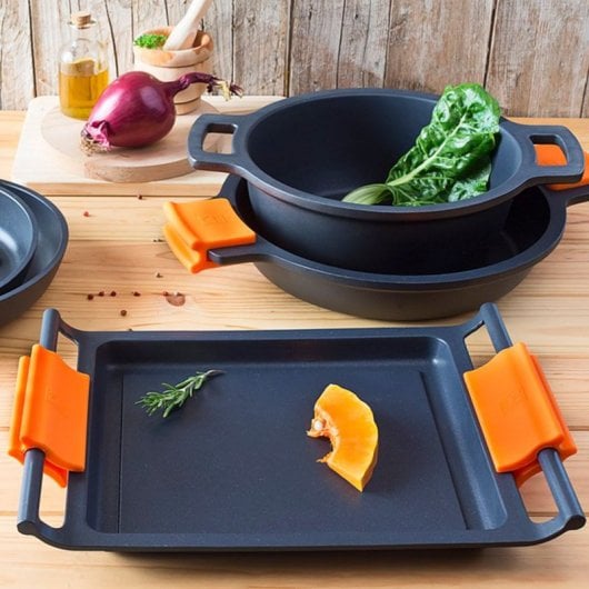 Bra Efficient - Grelha Suave 45 Cm Antiaderente. Adequado para indução e forno
