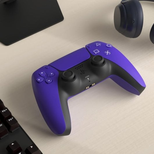 Manette Sony DualSense Galactic Purple PS5 Retour Haptique Wireless