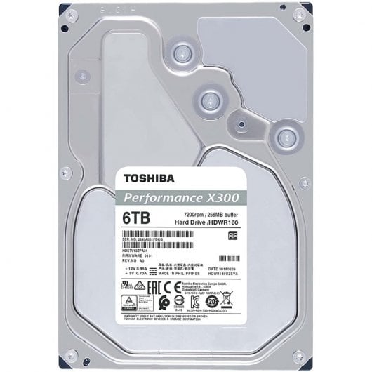 Toshiba X300 3,5" 6TB SATA 3