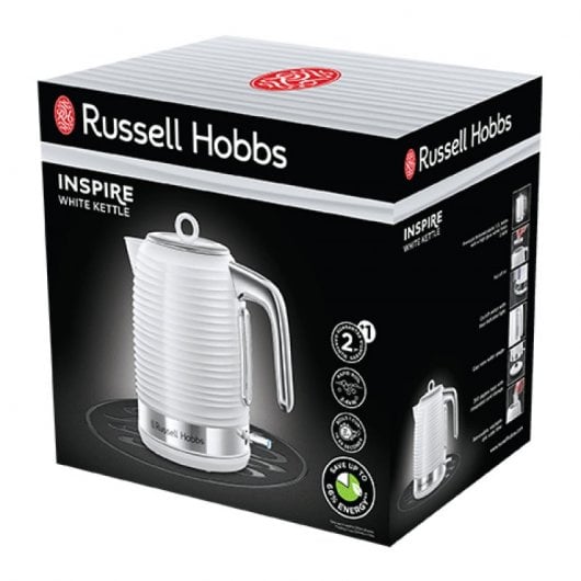 Russell Hobbs Inspire Hervidor de Agua 1.7L 2400W Blanco