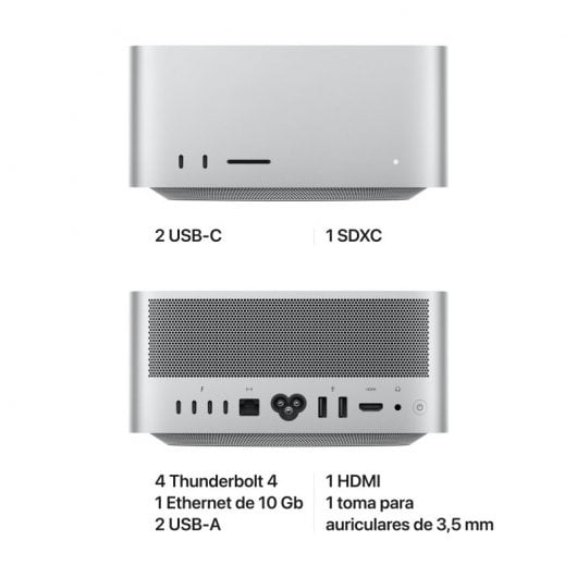 Apple Mac Studio M1 mini PC Apple M 64 Go 1000 Go SSD macOS Monterey PC Argent