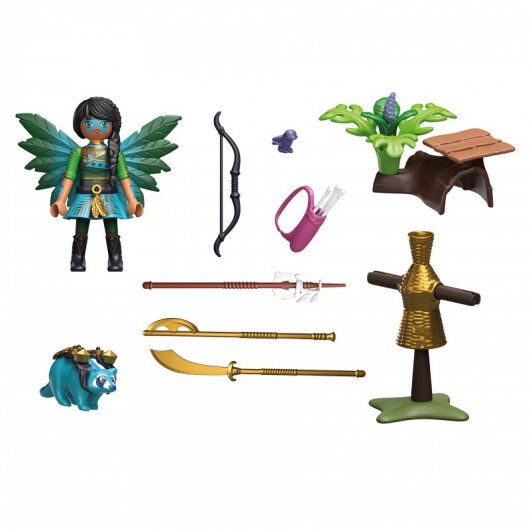 Playmobil Adventures of Ayuma Starter Pack: Knight Fairy con Mapache