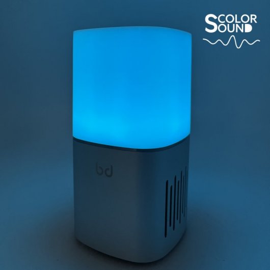 Biwond ColorSound Enceinte Bluetooth RVB Argent | PcComponentes.fr