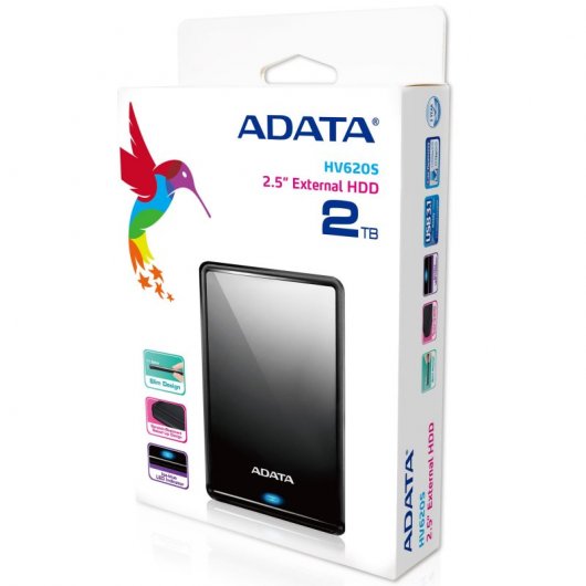 Adata HV620S 2.5" 2TB USB 3.2 Preto