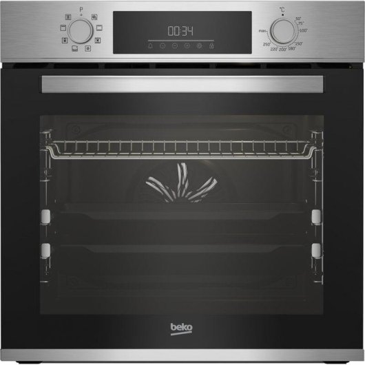 Forno Multifunções Beko BBIM12301X Limpeza Manual 72L 60cm A Preto