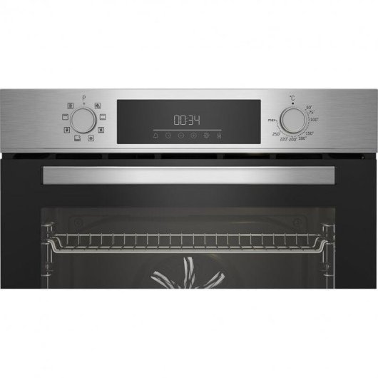 Forno Multifunções Beko BBIM12301X Limpeza Manual 72L 60cm A Preto
