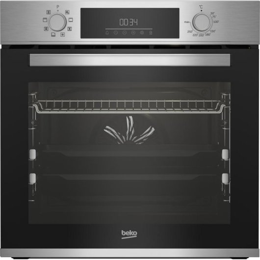 Forno Multifunções Beko BBIM12301X Limpeza Manual 72L 60cm A Preto