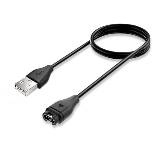 Câble de chargeur de données USB OcioDual pour montre intelligente Garmin noir