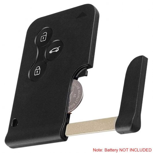 OcioDual Étui à clé plat avec 3 boutons pour Renault Clio 3 Megane 2 Grand Scenic
