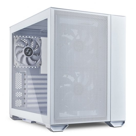 Lian-Li O11 Air Mini gehärtetes Glas USB 3.0 Weiß