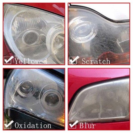 Kit de Polimento de Faróis OcioDual Profissional para Carro