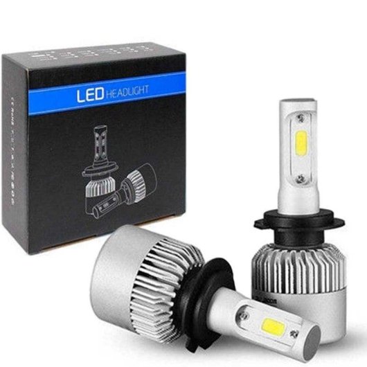 Set Bombillas LED S2 H7 OcioDual 72W 8000LM 6500K Blanco Frío