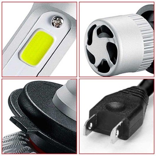 Set Bombillas LED S2 H7 OcioDual 72W 8000LM 6500K Blanco Frío