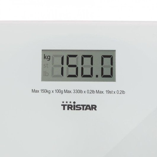 Digitale Personenwaage Tristar WG-2419 Bis 150 kg Automatische Abschaltung LCD-Anzeige