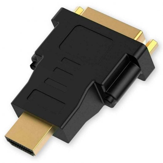 OcioDual HDTV zu DVI-I DL Dual Link Adapter 24+5p M/H Schwarz Videokonverter Schwarz