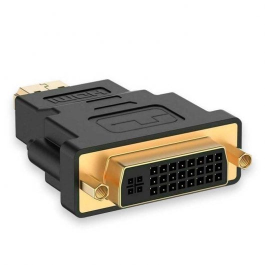 OcioDual HDTV zu DVI-I DL Dual Link Adapter 24+5p M/H Schwarz Videokonverter Schwarz