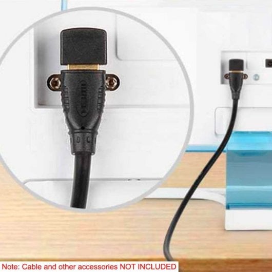OcioDual Adaptador HDTV 1.4 Forma de Codo 90 Grados para Zonas Estrechas Admite 4K y Full HD