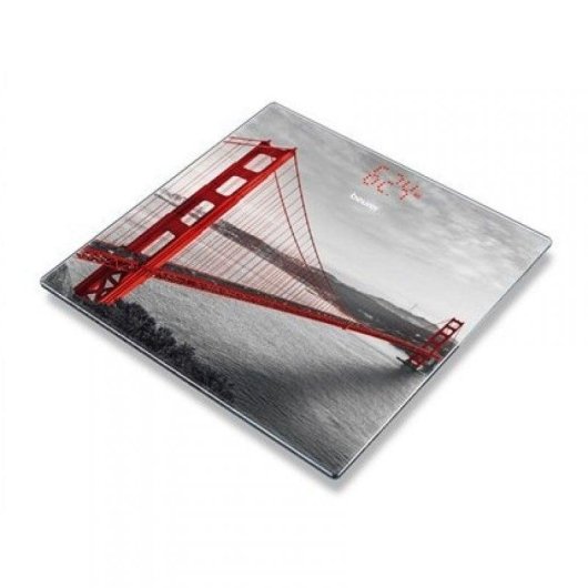Báscula Digital Beurer GS 215 San Francisco Hasta 180 kg Pantalla LCD Invisible