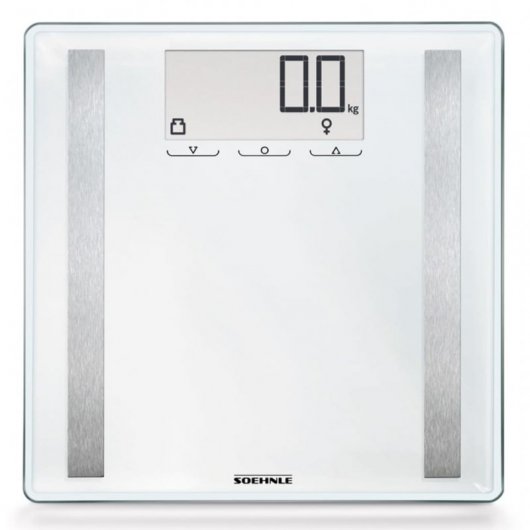 Soehnle Shape Sense Control 200 Quadratisch Weiß Elektronische Personenwaage