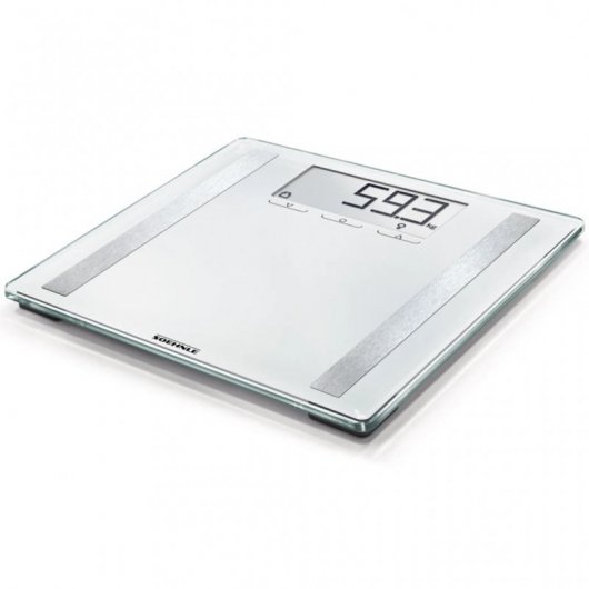 Soehnle Shape Sense Control 200 Quadratisch Weiß Elektronische Personenwaage