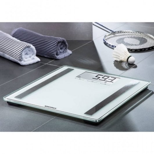 Soehnle Shape Sense Control 200 Quadratisch Weiß Elektronische Personenwaage