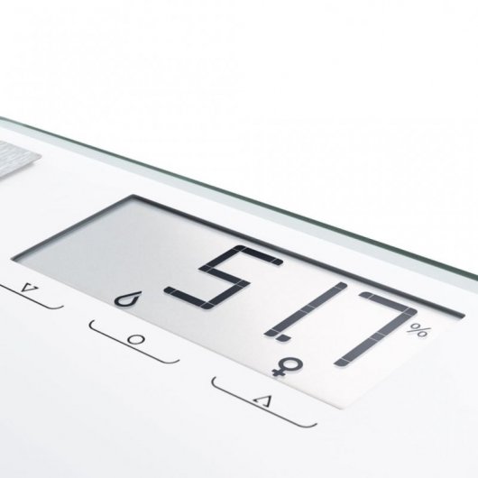 Soehnle Shape Sense Control 200 Quadratisch Weiß Elektronische Personenwaage