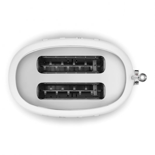 Smeg 2-Scheiben-Toaster im 50er-Jahre-Stil, 950 W, Weiß