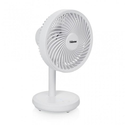 Tristar VE-5841 Ventilador de Mesa Recargable USB Blanco