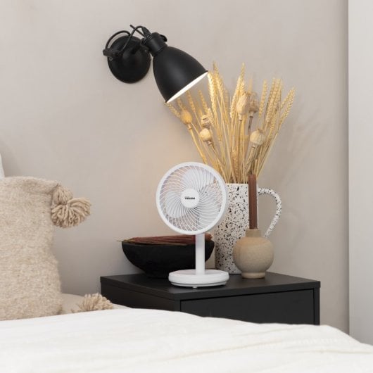 Tristar VE-5841 Ventilador de Mesa Recargable USB Blanco