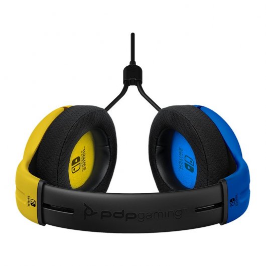 PDP LVL40 Casque Avec fil Arceau Jouer Bleu, Jaune