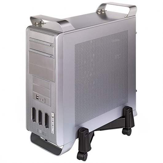 Donkey Pc Soporte para CPU Bajo Mesa Ajustable Ruedas con Freno Máx.25Kg