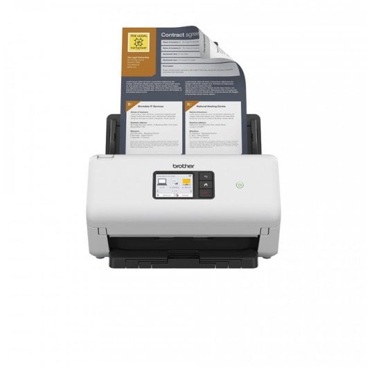 Brother ADS-4500WRE1 Scanner de Secretária com Rede Cablada e WiFi