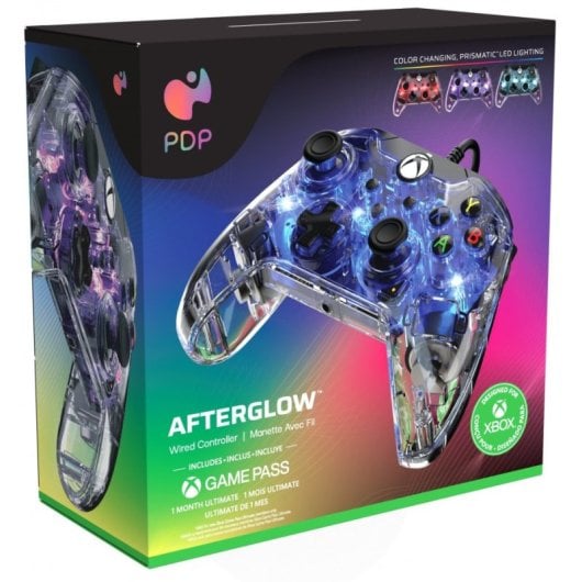 PDP Afterglow Prismatic Comando com Cabo para Xbox Series X/S