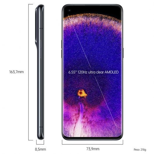 OPPO Find X5 Pro 5G 12/256GB Negro Libre + Cable USB 3.1 Type-C