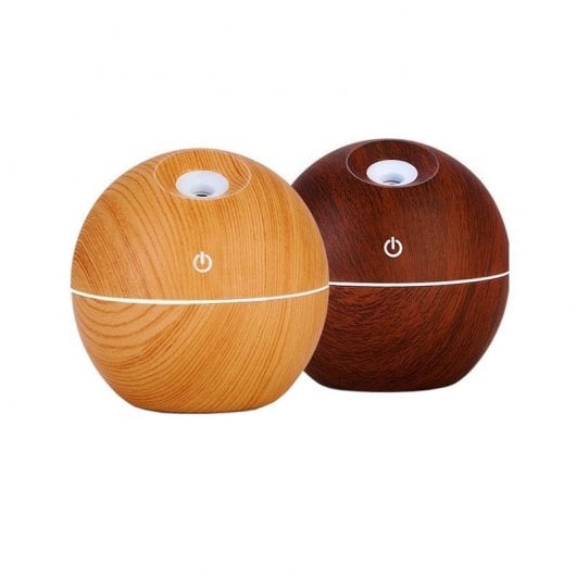 Northix Aroma 007 Humidificador Ultrasónico 130ml Madera Clara
