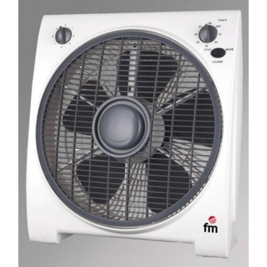 Bodenventilator FM Calefacción BF-4 45W 30cm 3 Geschwindigkeiten Timer Schutzgitter