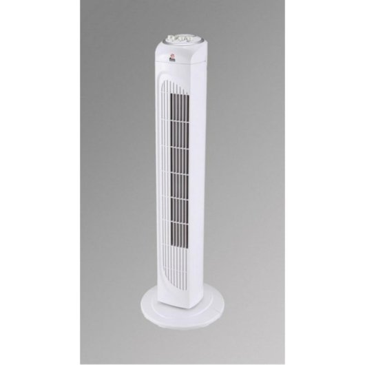Coluna de Ar Sem Pás Fm Calefacción VTR-20 45W 3 Velocidades Oscilante Temporizador
