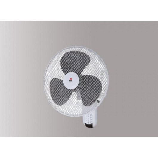 Fm Calefacción VM-140-M Ventoinha de Parede 50W Preta/Branca