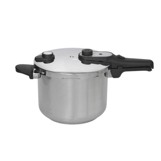 Olla a Presión Rápida Jata 24cm 6L Acero Inoxidable Inducción
