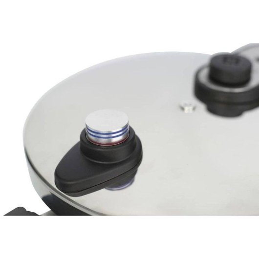 Olla a Presión Rápida Jata 24cm 6L Acero Inoxidable Inducción