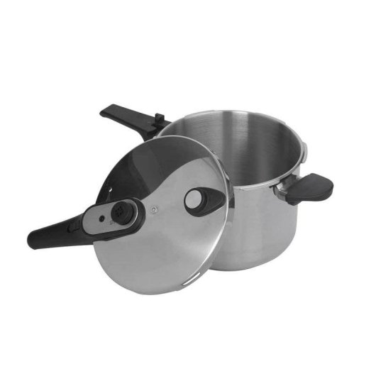 Olla a Presión Rápida Jata 24cm 6L Acero Inoxidable Inducción