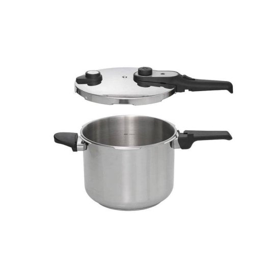 Olla a Presión Rápida Jata 24cm 6L Acero Inoxidable Inducción