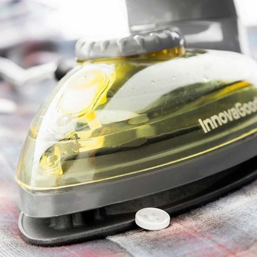 InnovaGoods Velyron Mini Plancha de Vapor 800W Amarillo/Gris