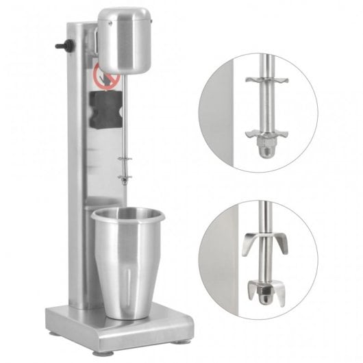 VidaXL Appareil à milkshake Acier inoxydable 1 L
