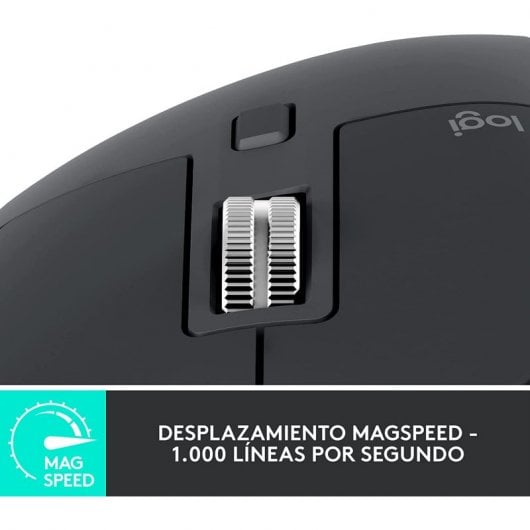 Logitech MX Master 3S mouse Mano destra RF senza fili + Bluetooth Laser 8000 DPI