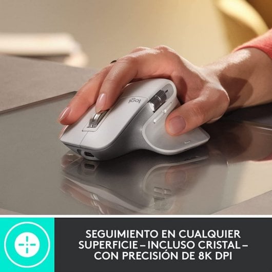 Logitech MX Master 3S mouse Mano destra RF senza fili + Bluetooth Laser 8000 DPI