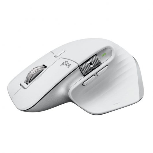 Logitech MX Master 3S Mouse RF Senza Fili + Bluetooth Laser 8000 DPI Bianco