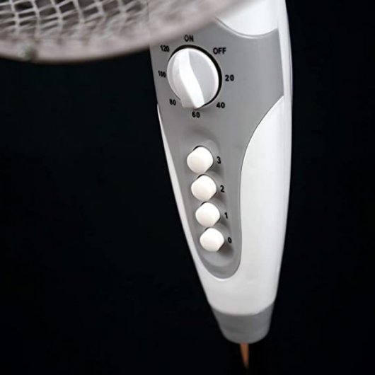 Grunkel FAN-N16 ECOTIMER Ventilador de Pie 50W Blanco