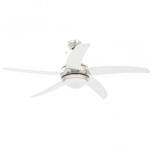 VidaXL Ventilador de Techo con Luz y Mando 75 W Blanco