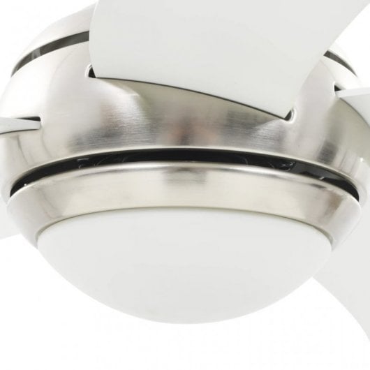 VidaXL Ventilador de Techo con Luz y Mando 75 W Blanco